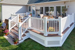 Abigail Lane | Beautiful white deck by The Decksperts | West Springfield, MA